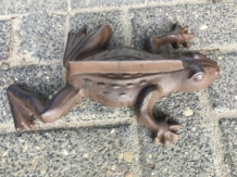 Schuhsohlenabstreifer, Frosch aus Gusseisen